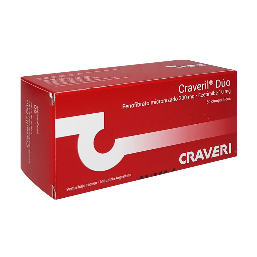 CRAVERIL DUO 200/10 MG.X 60 CM