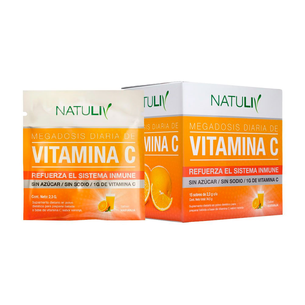NATULIV VITAMINA C x 15 SOBRES