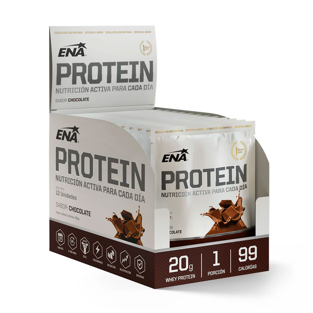 ENA PROTEIN CHOCOLATE 12 SOBRES X 25GR.