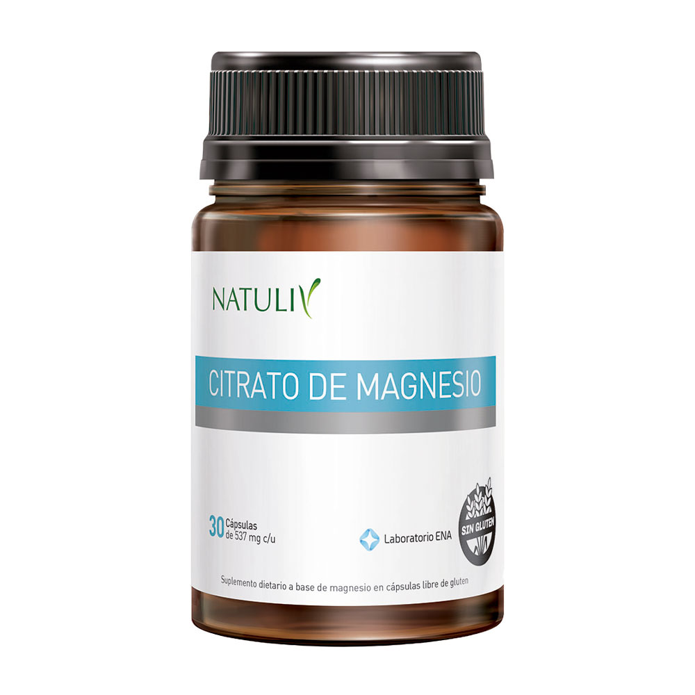 NATULIV CITRATO DE MAGNESIO X 30 CAPS.