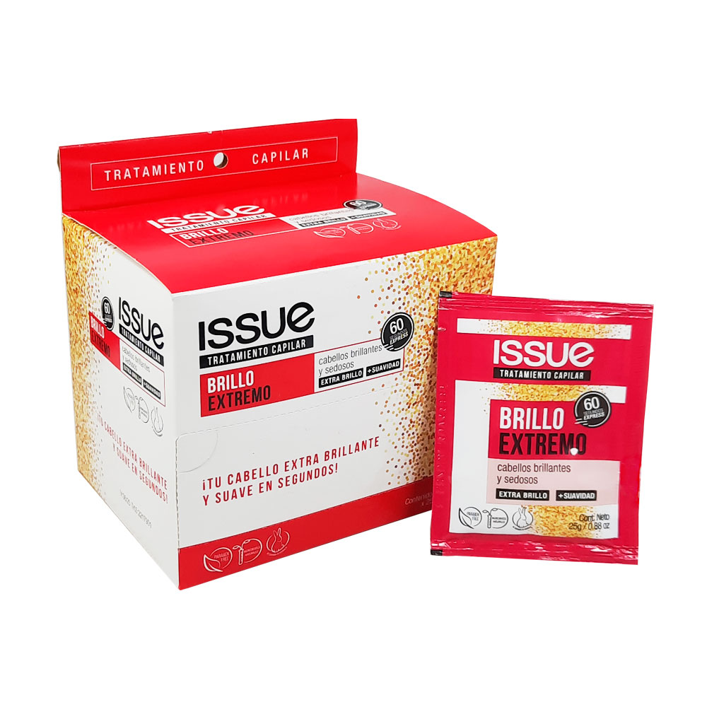 ISSUE TRATAMIENTO BRILLO EXTREMO 24sobre x25gr