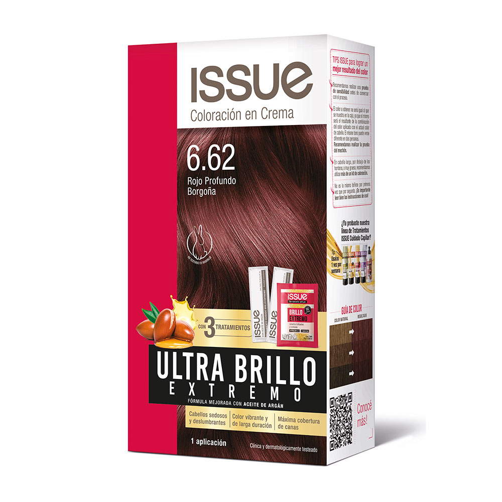 ISSUE KIT ULTRA BRILLO 6.62 ROJO INTENSO NACAR