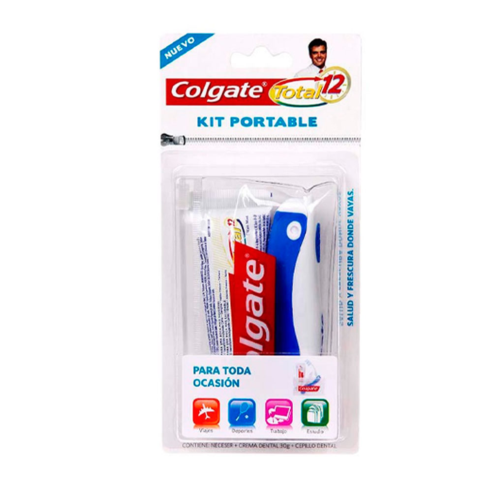 COLGATE KIT PORTABLE CEPILLO PLEG+CREMA 30g