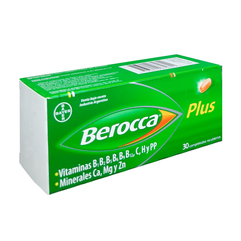 BEROCCA PLUS X 30 COMP.LAQUEADOS