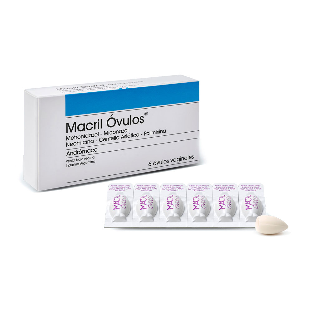 MACRIL OVULOS X 6