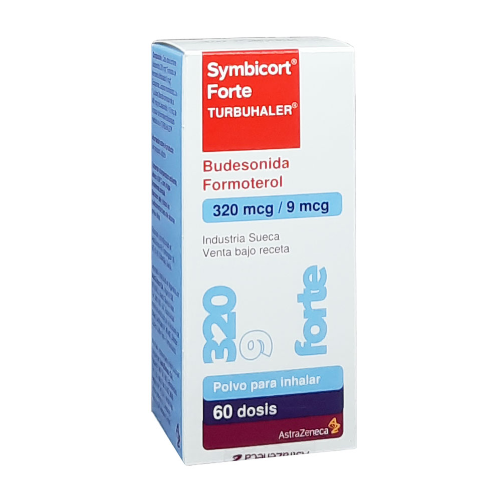 SYMBICORT FORTE TURBUHALER 320/9MCG 60 DOSIS
