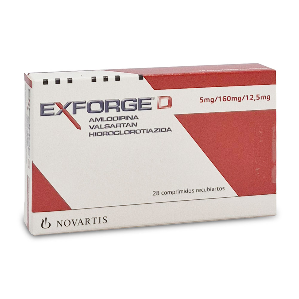 EXFORGE D 5/160/12.5MG.X 28 CM