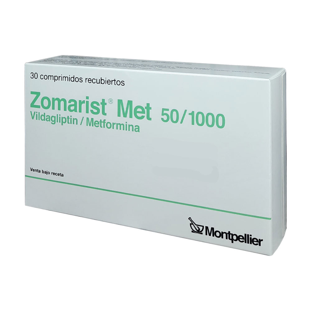 ZOMARIST MET 50/1000MG.X 30 CM