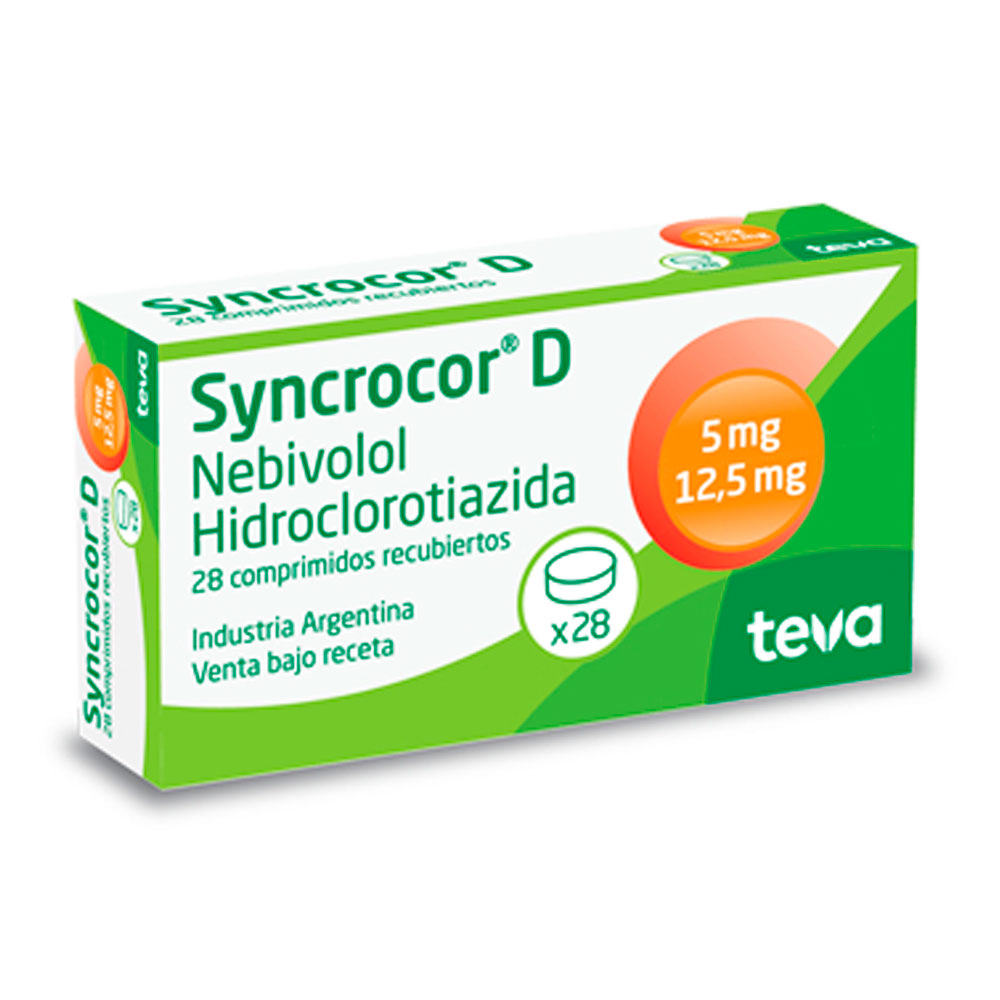SYNCROCOR D 5/12,5 MG.X 28 CM
