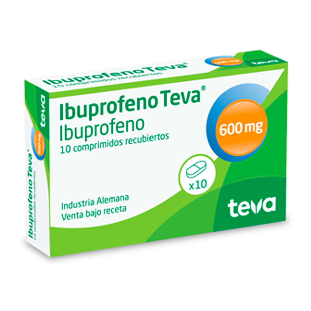 IBUPROFENO 600MG.X 10 CM. TEVA