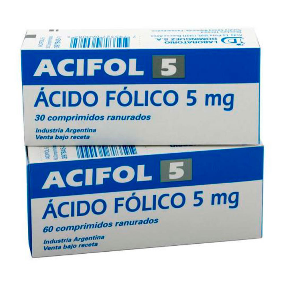 ACIFOL 5 MG.X 30 COMP.