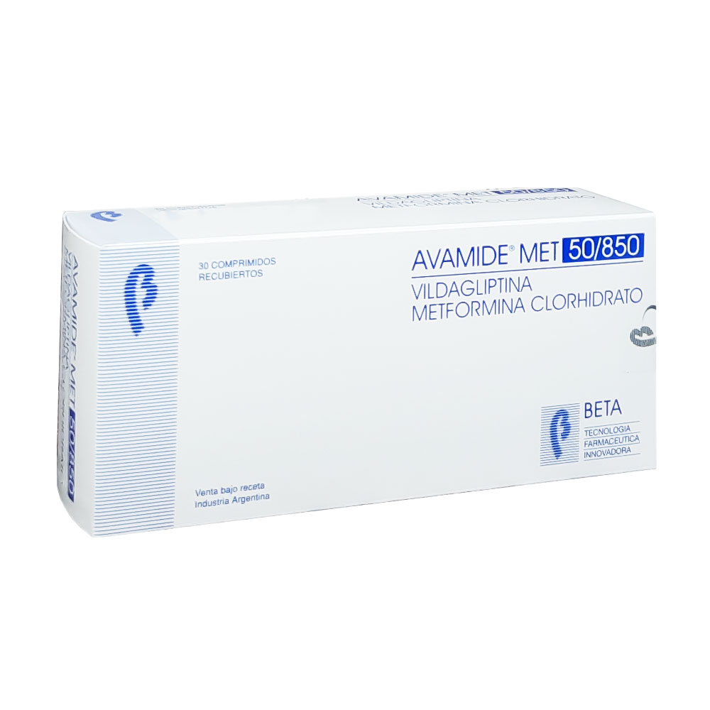 AVAMIDE MET 50/850MG.X 30 COMP