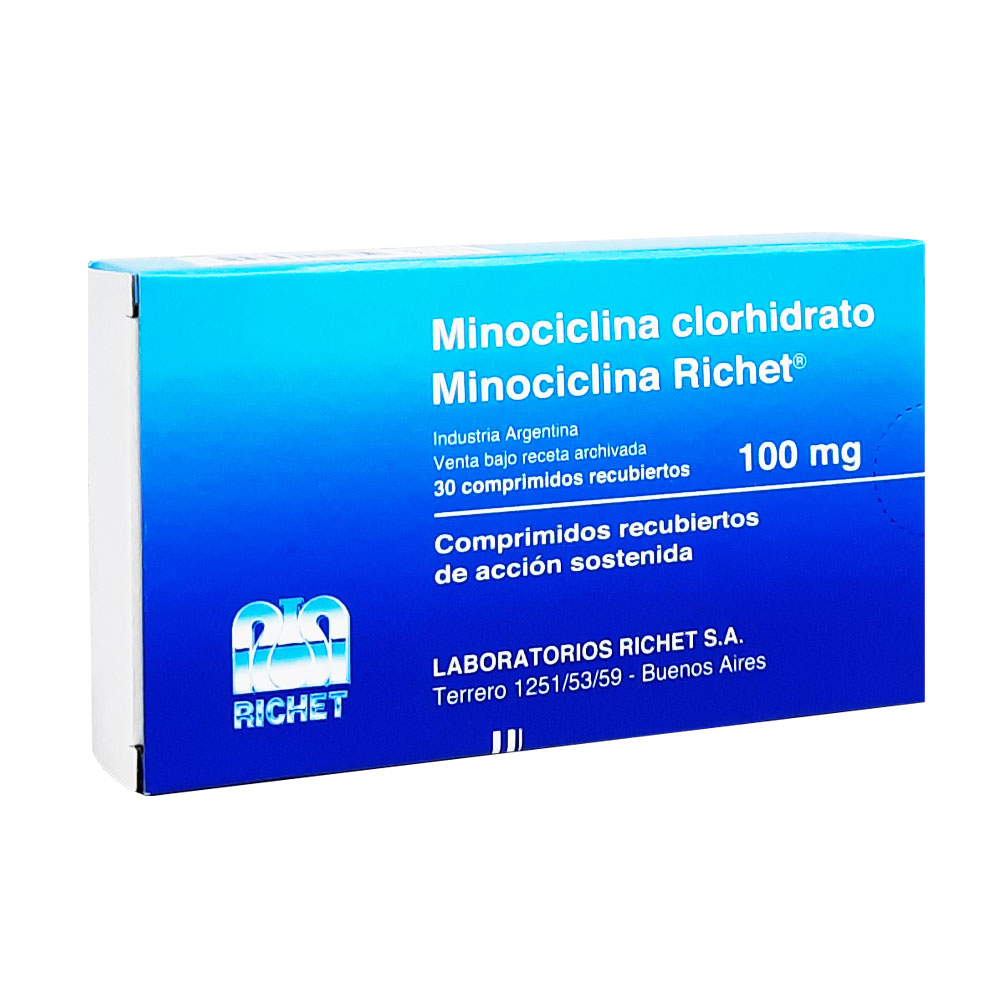 MINOCICLINA 100 MG.X 30 RICHET