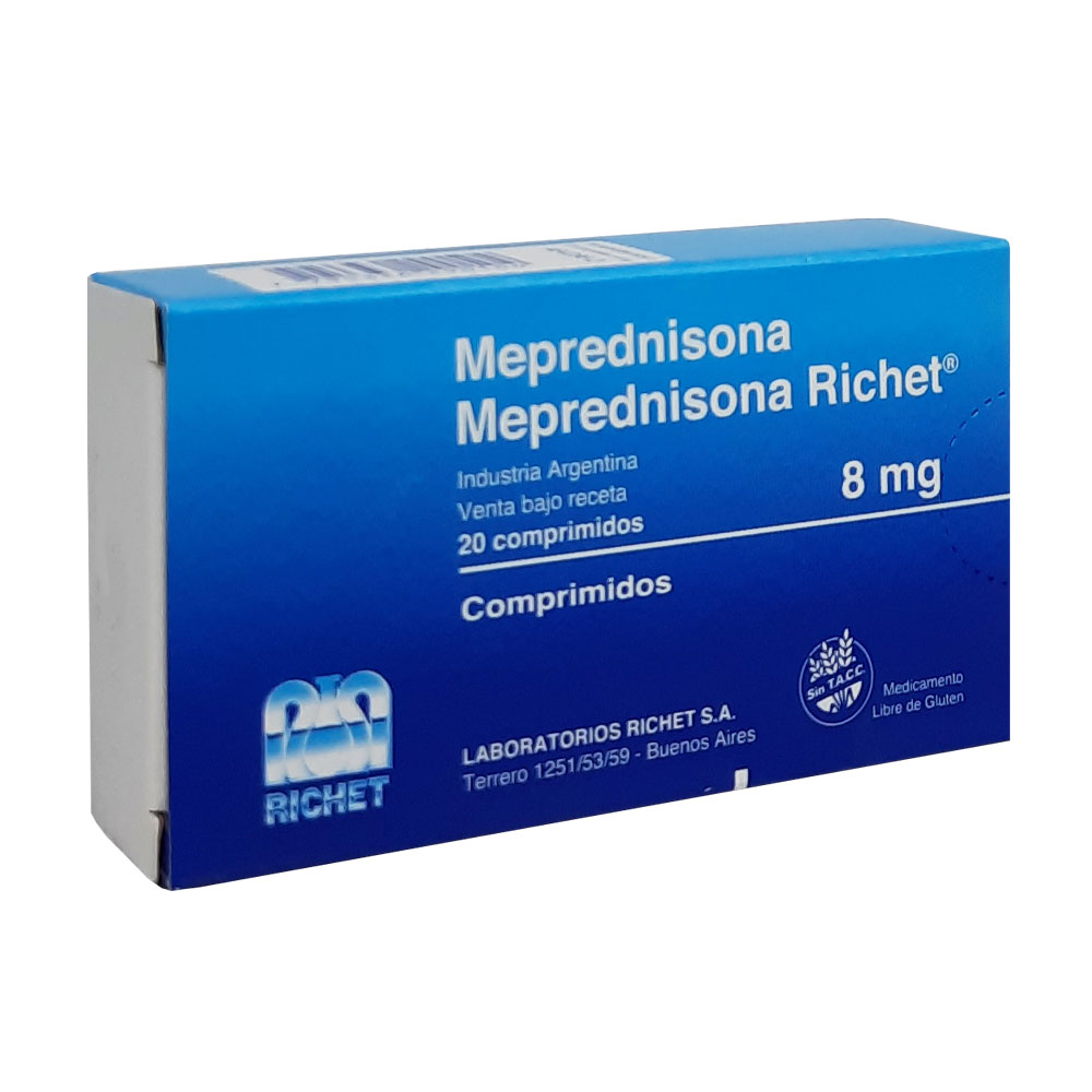 MEPREDNISONA 8MG.X 20 RICHET