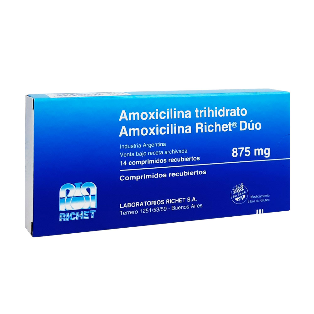 AMOXICILINA DUO 875x14 RICHET