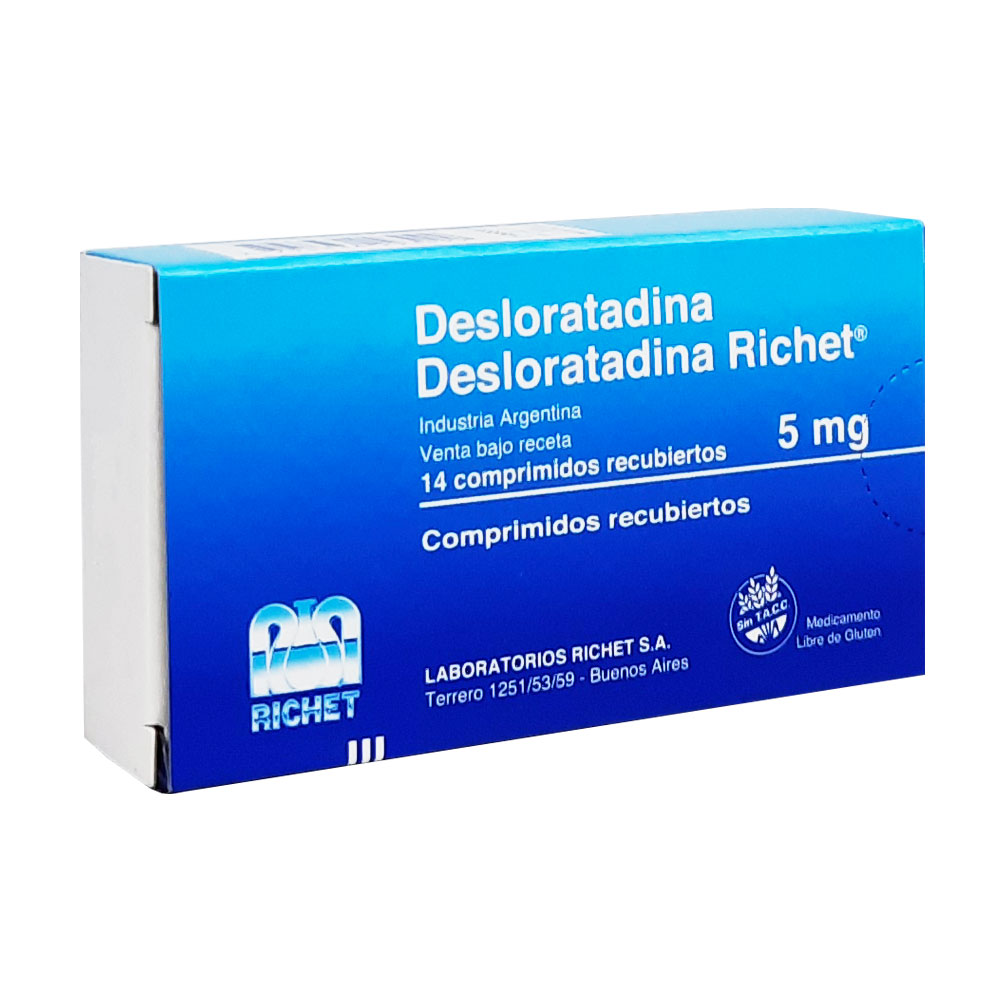 DESLORATADINA 5 MG.X 14 RICHET