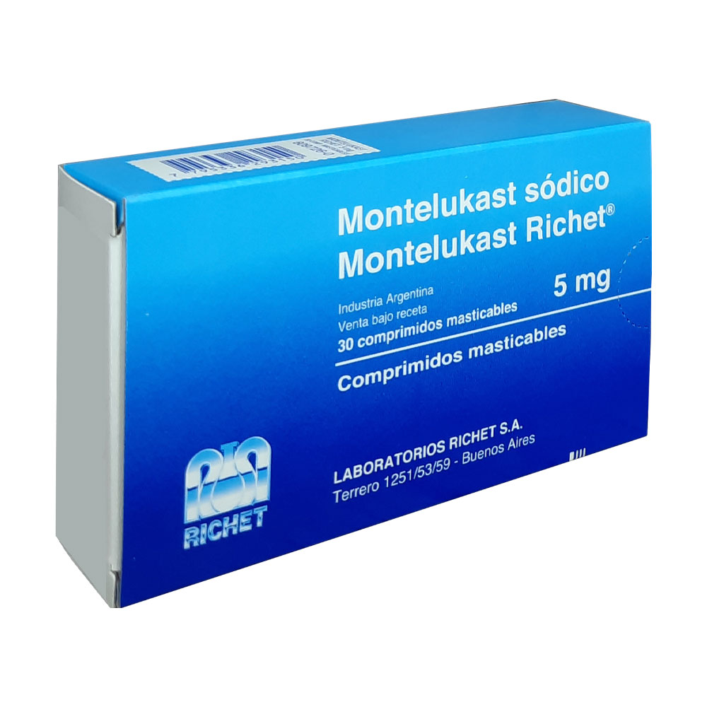 MONTELUKAST 5 MG.X 30CM RICHET