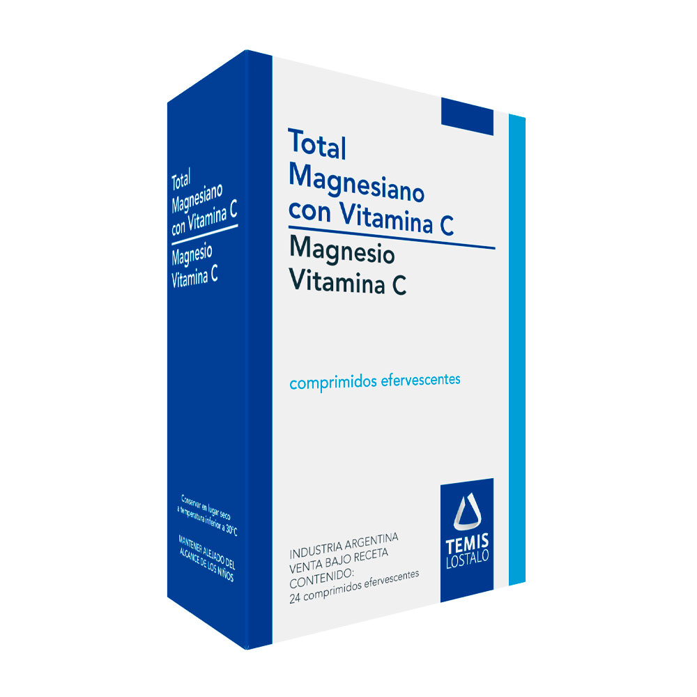 TOTAL MAGNESIANO VITAMINA C X 24 COMPRIMIDOS