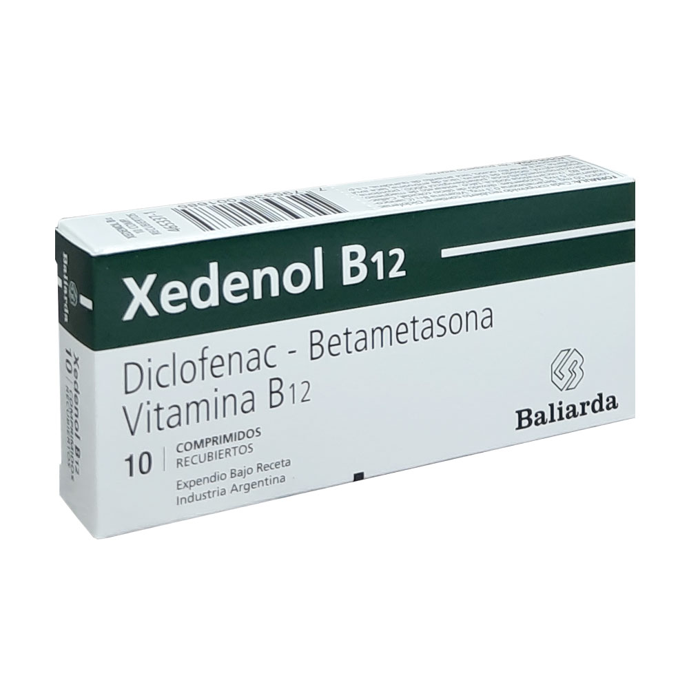 XEDENOL B12 X 10 COMP.