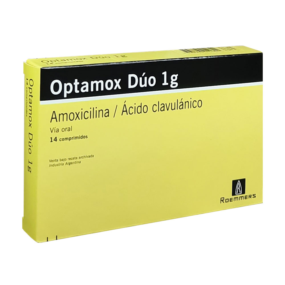 OPTAMOX DUO 1 G.X 14 COMP.