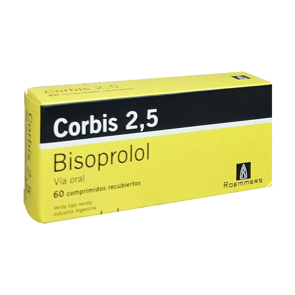 CORBIS 2,5MG.X 60 COMP