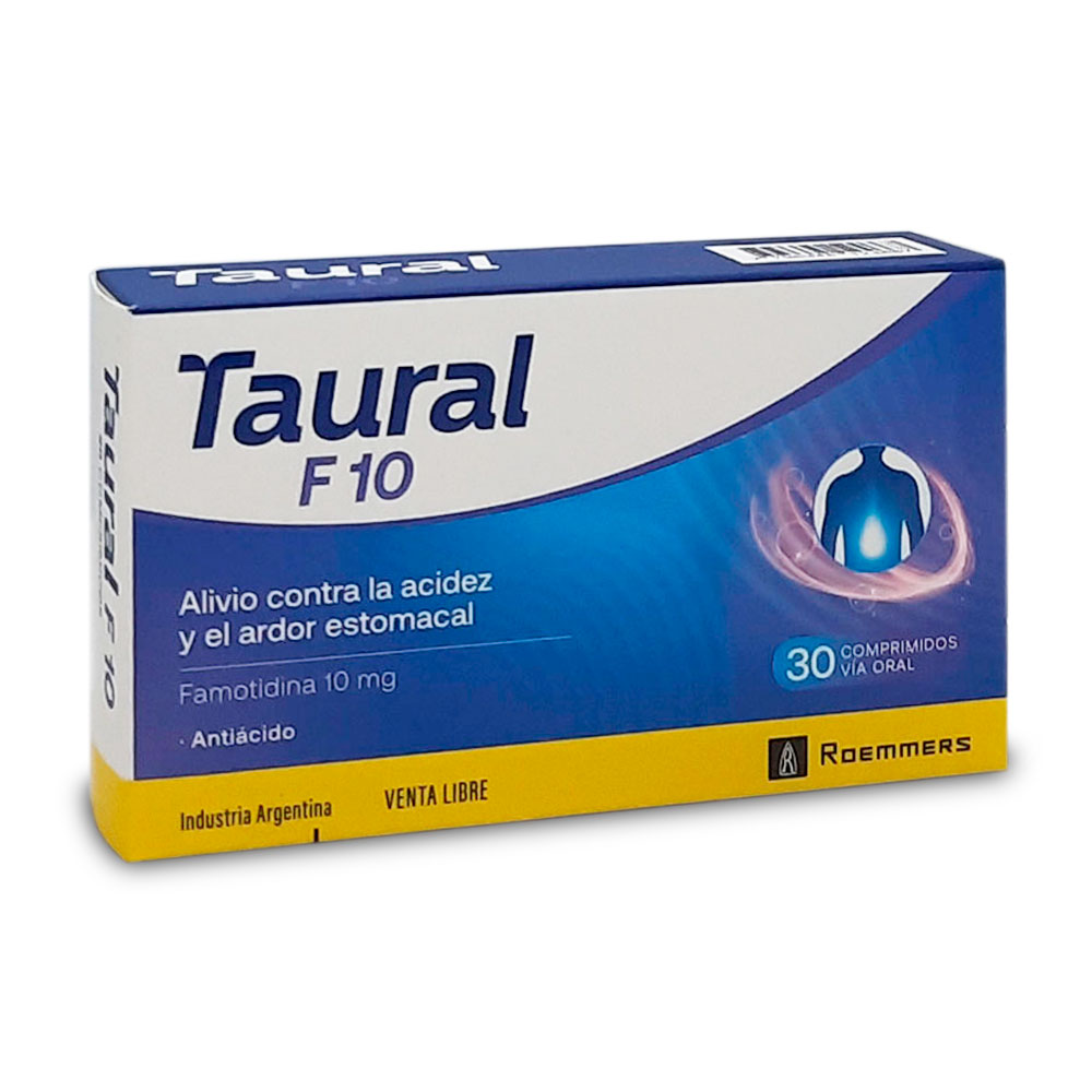 TAURAL F 10 MG.X 30 COMP.