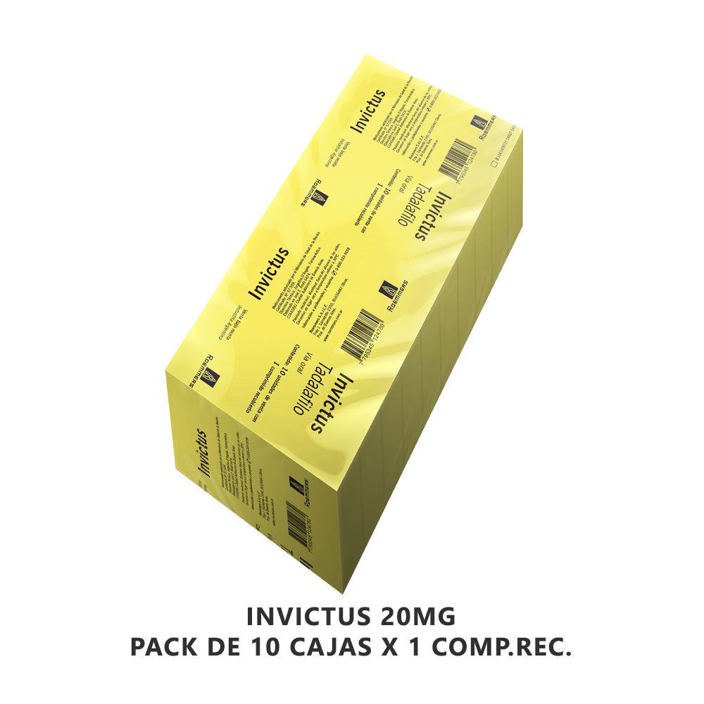 INVICTUS 20 MG X 10 COMP. PACK