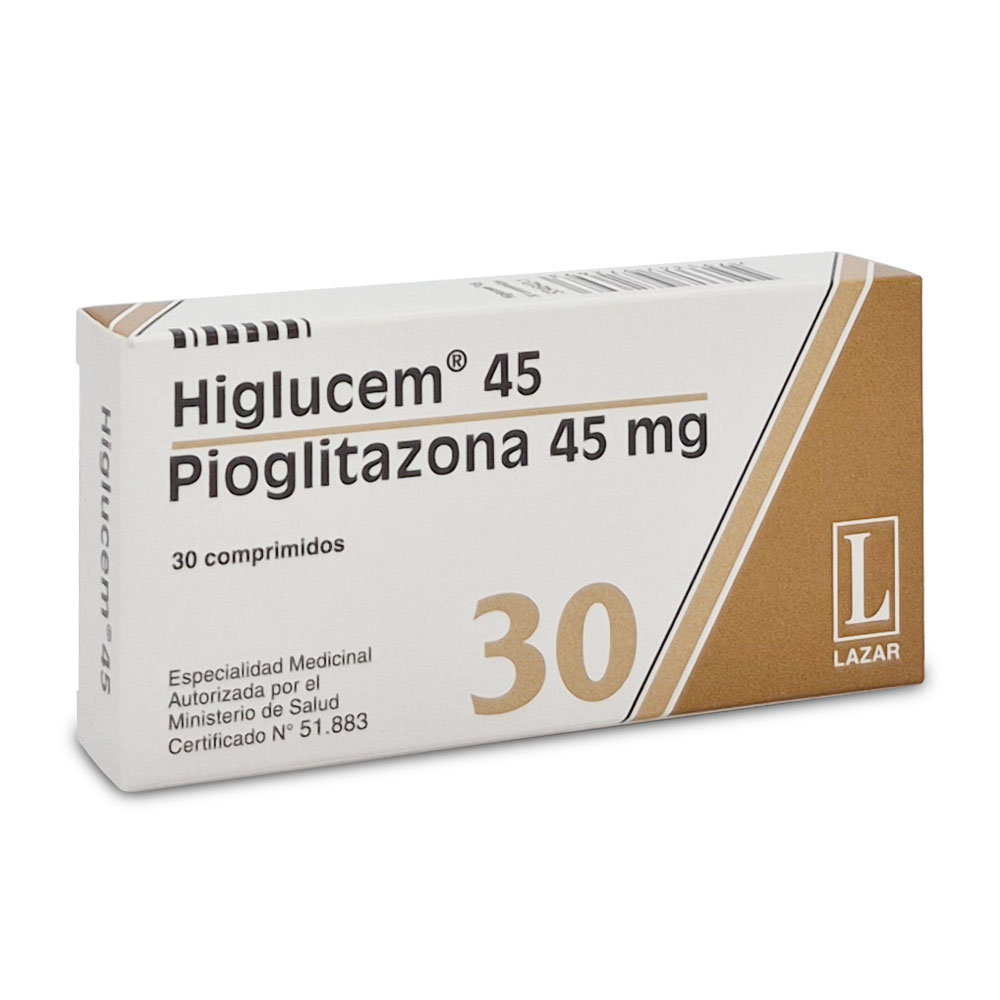 HIGLUCEM 45 MG X 30 COMP.