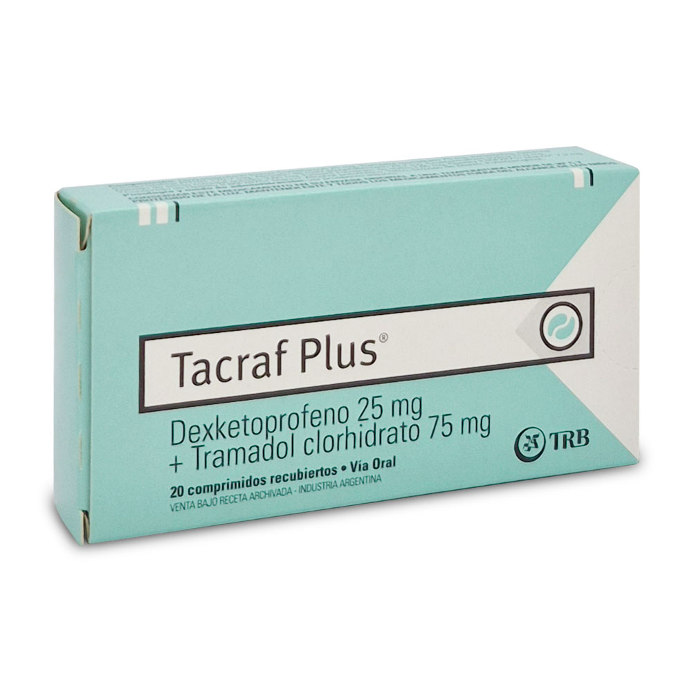 TACRAF PLUS 75/25 MG.X 20 COMP