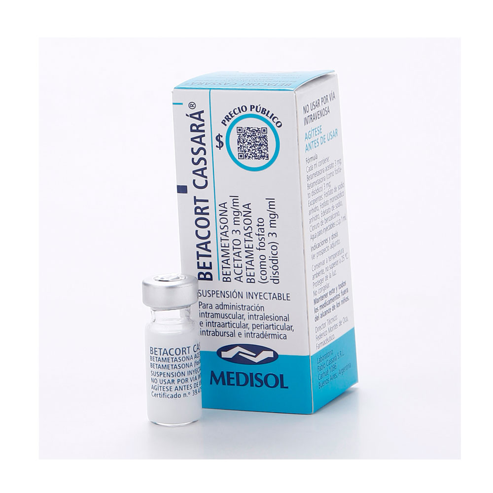 BETACORT INY.CASSARA+JER X 2ML