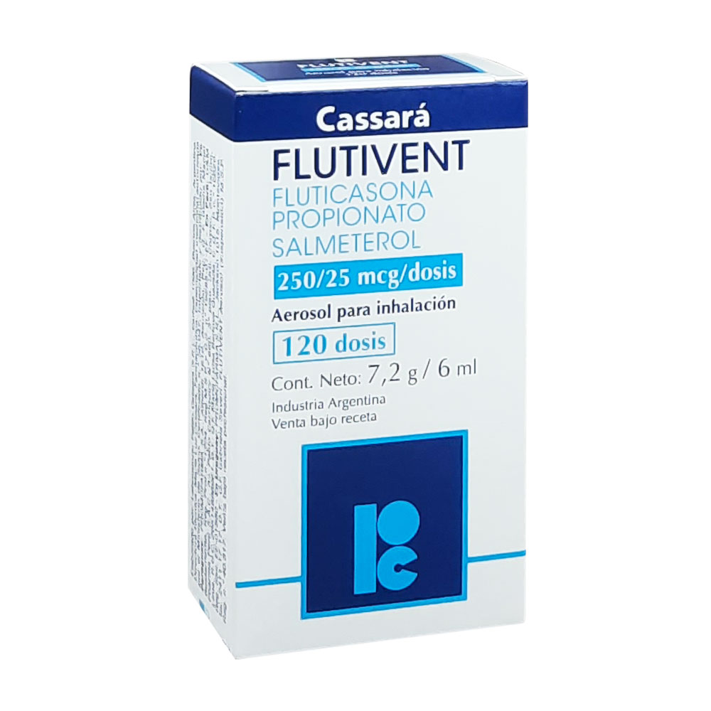 FLUTIVENT HFA 25/250 MCGx120DS
