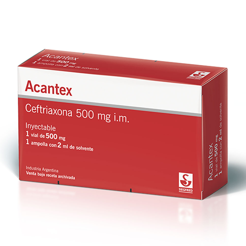 ACANTEX IM.500 MG.X 1 AMP.