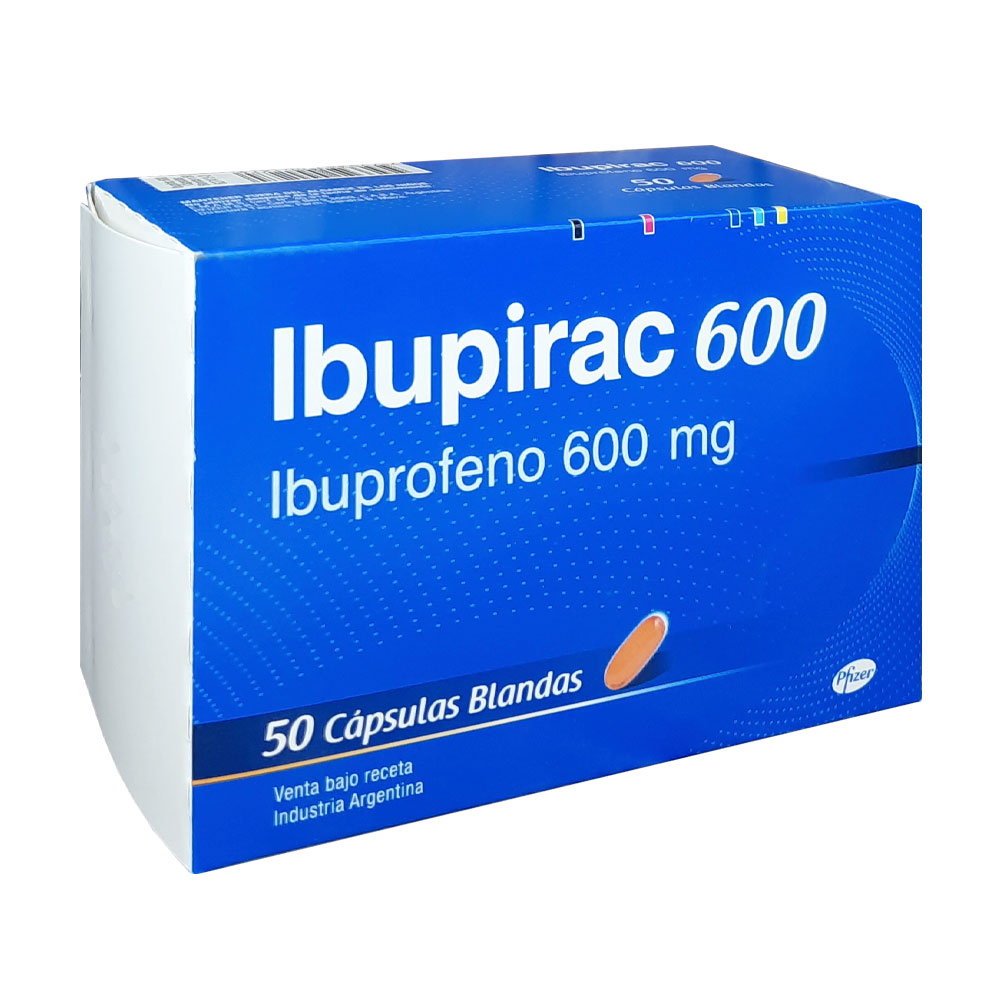 IBUPIRAC 600 MG X 50 CAPS.BLANDAS