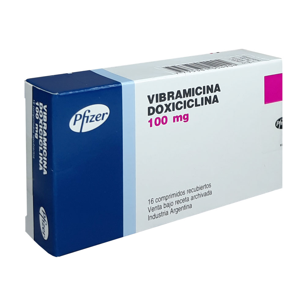 VIBRAMICINA 100 MG.X 16 TAB.