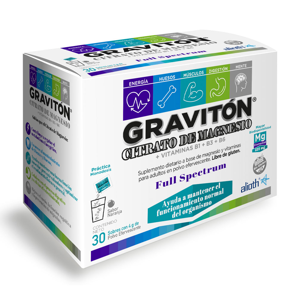 GRAVITON CITRATO DE MAGNESIO X 30 SOBRES S/NARANJA