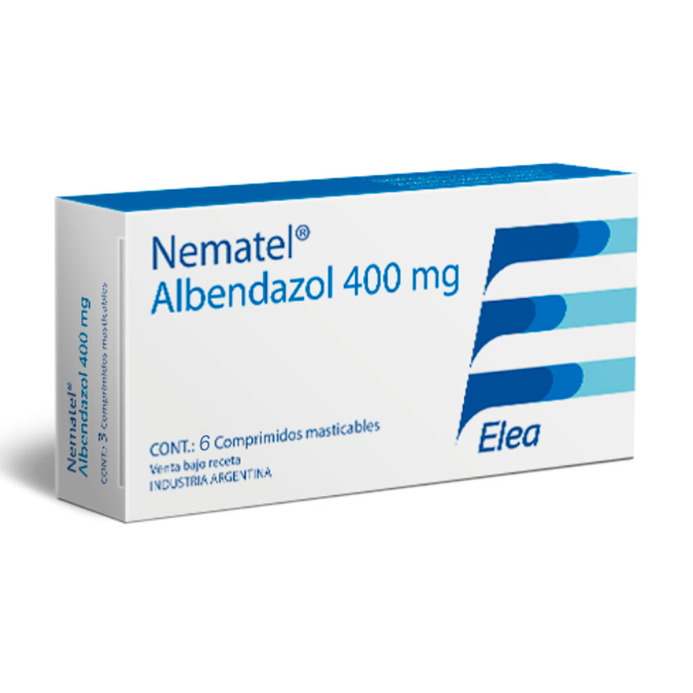 NEMATEL 400 MG.X 6 COMP.MASTIC