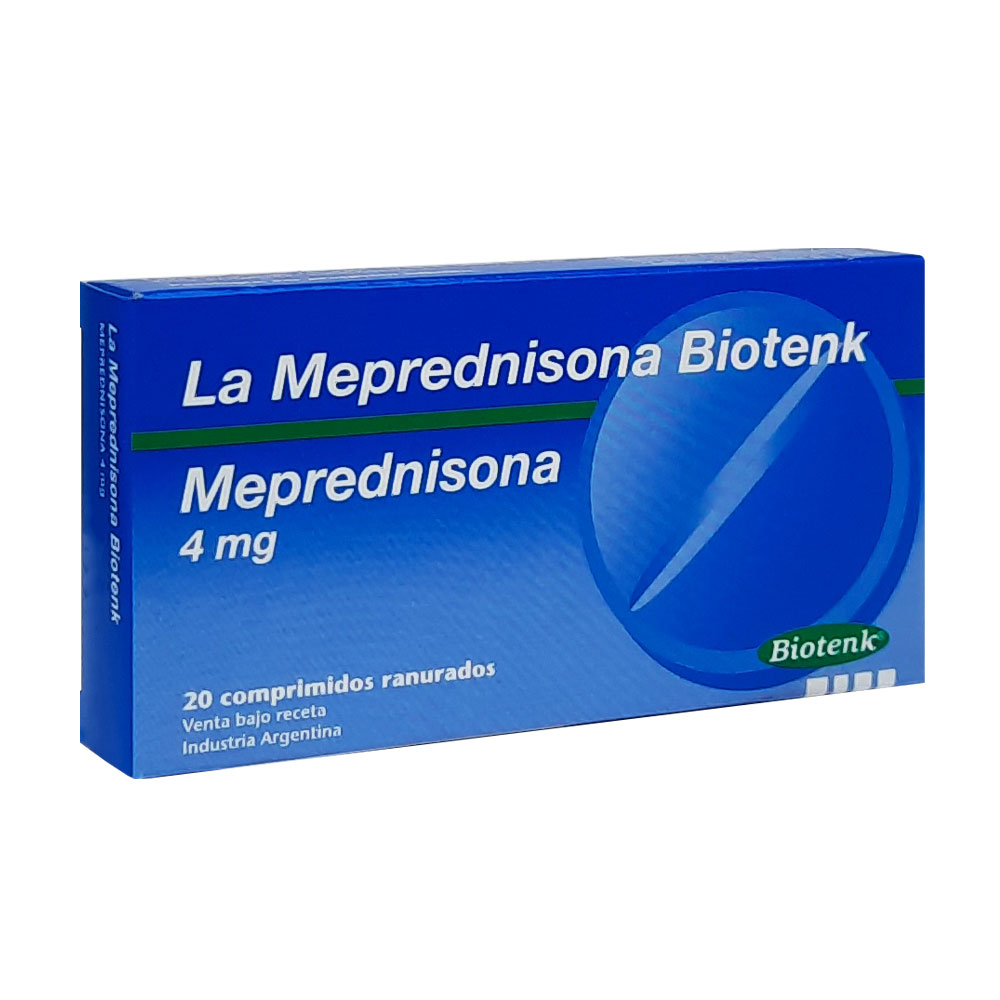 LA MEPREDNISONA 4MG. X 20 COMP