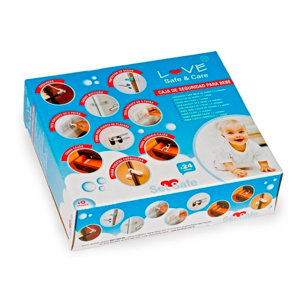LOVE SET SEGURIDAD PARA EL BEBE (24 ARTICULOS)