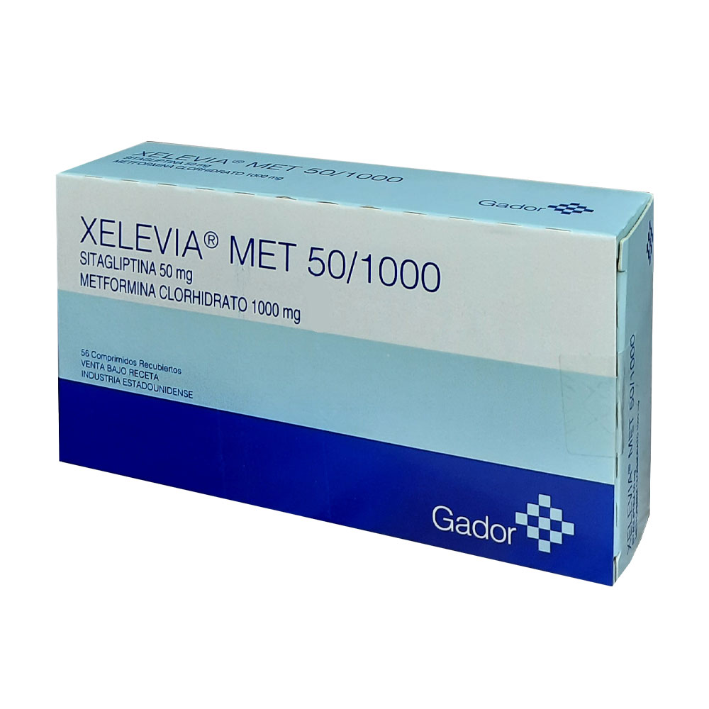 XELEVIA MET 50/1000 X 56 COMP.