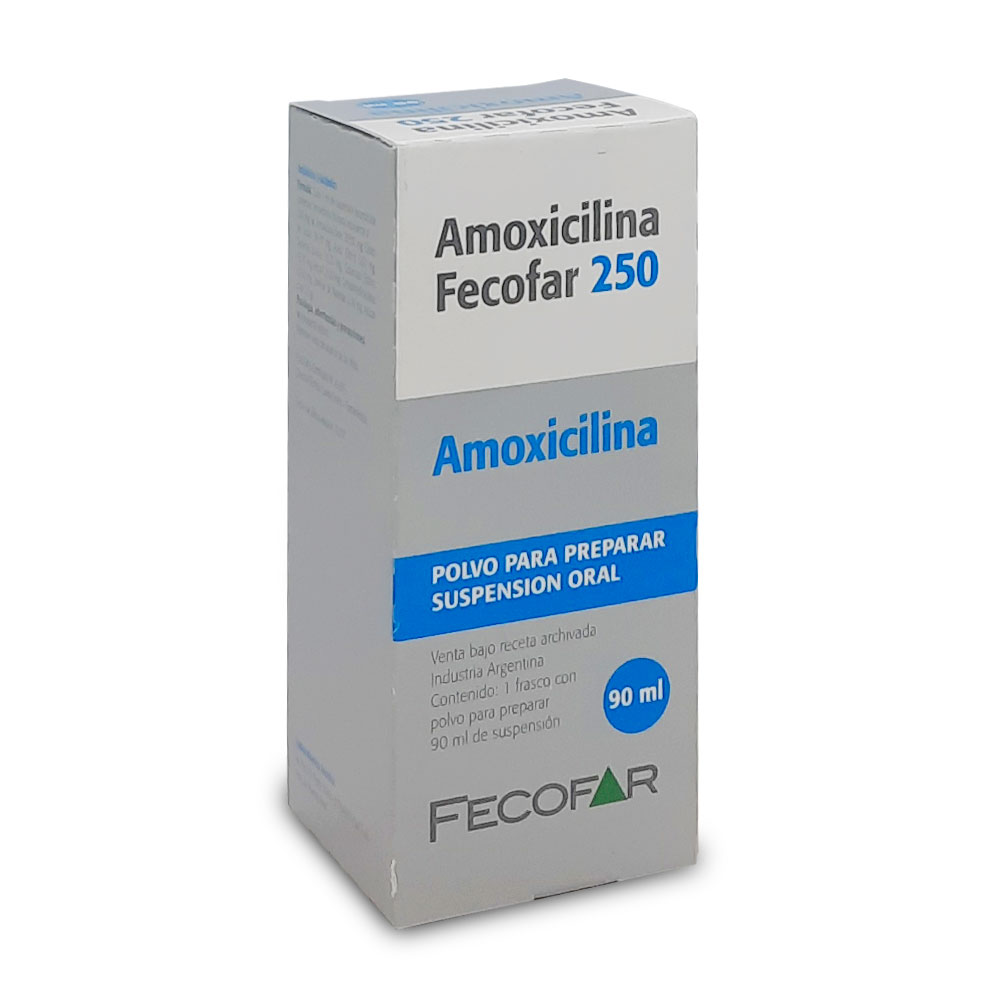 AMOXICILINA 250MG JARABE X 90ML FECOFAR