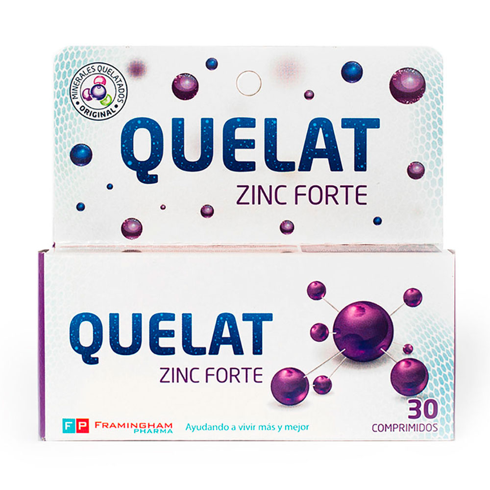QUELAT ZINC FORTE X 30 COMP.