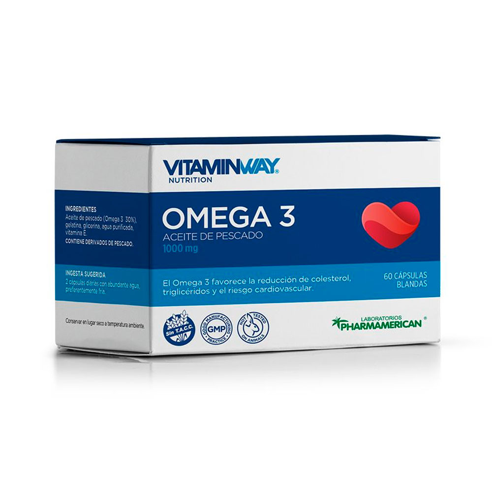 VITAMIN WAY OMEGA 3 1000MG 60 CAPSULAS
