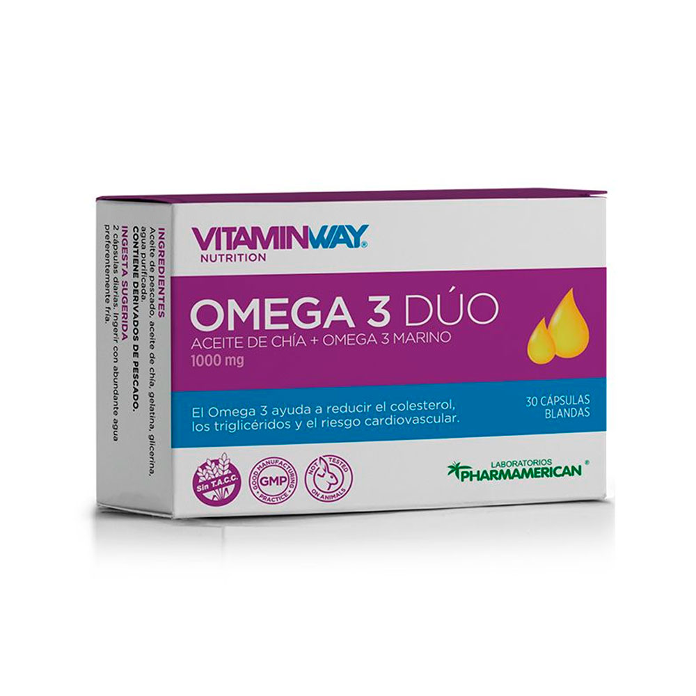 VITAMIN WAY OMEGA 3 DUO 60 CAPSULAS
