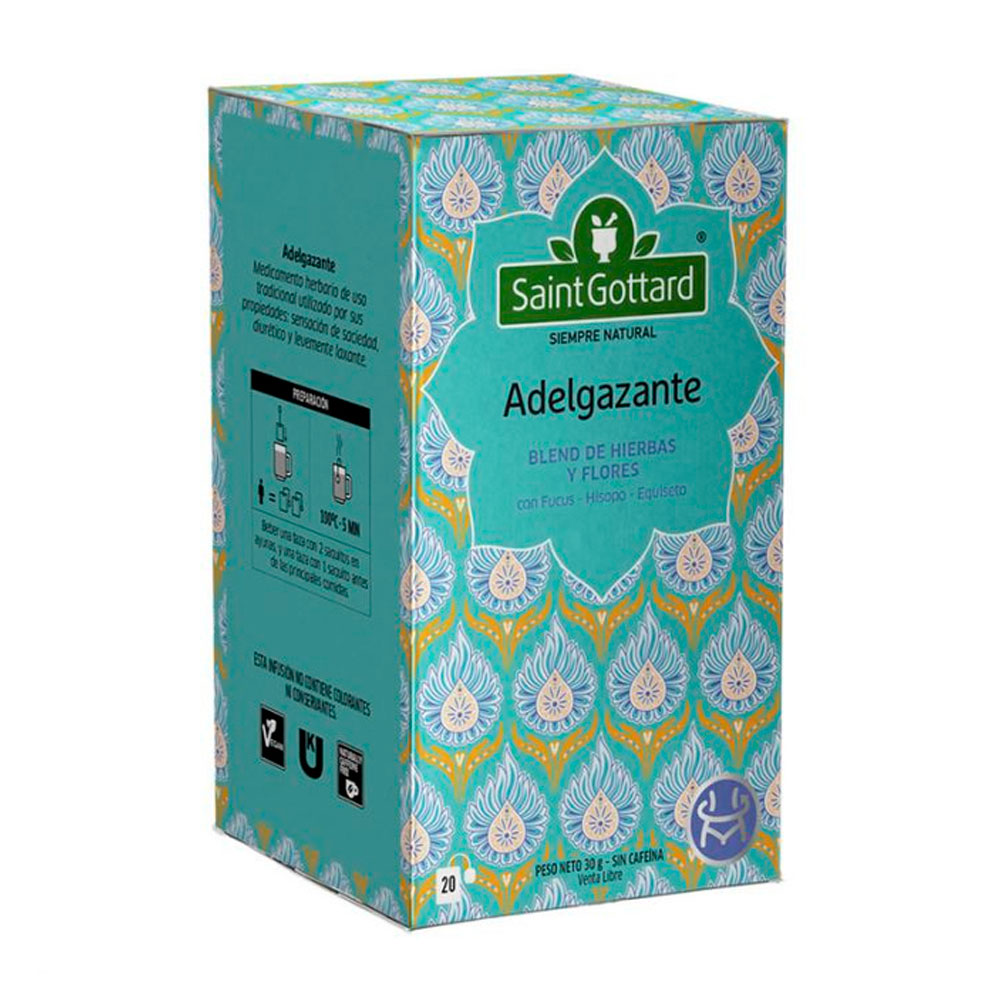 SAINT GOTTARD ADELGAZANTE 20 SAQUITOS