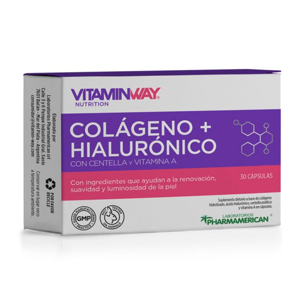 VITAMIN WAY COLAGENO+HIALURONICO 30 CAPSULAS
