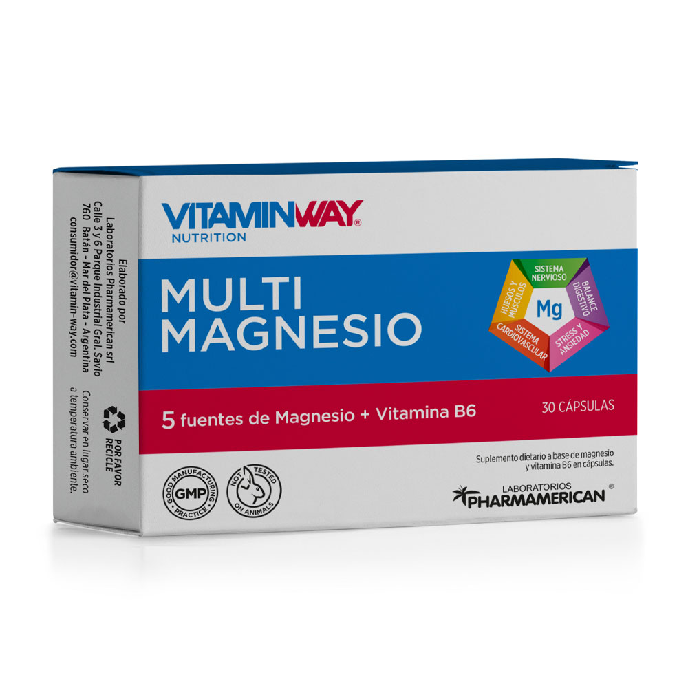 VITAMIN WAY MULTI MAGNESIO 30 CAPSULAS