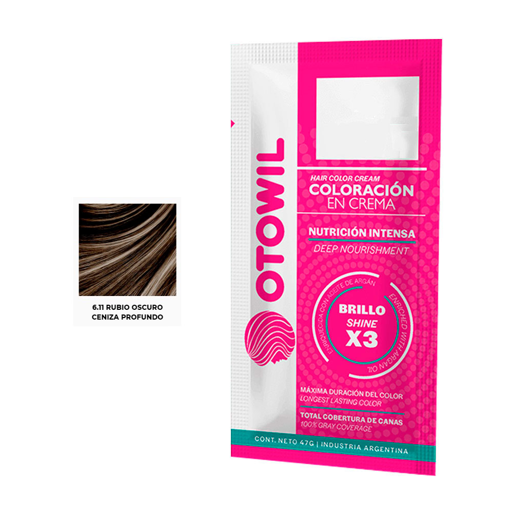 OTOWIL SACHET 6.11 RUBIO OSCURO CENIZA PROFUNDO
