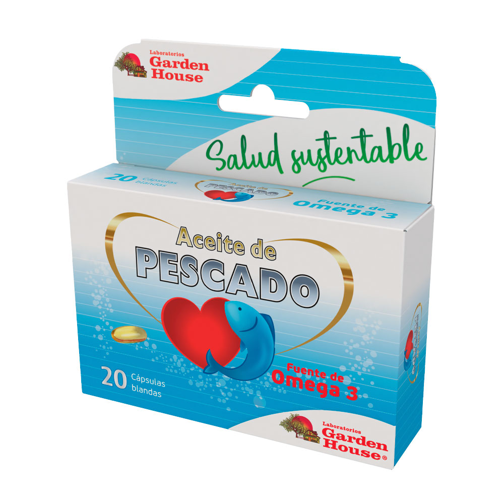 ACEITE DE PESCADO X 20 CAPS.GARDEN HOUSE