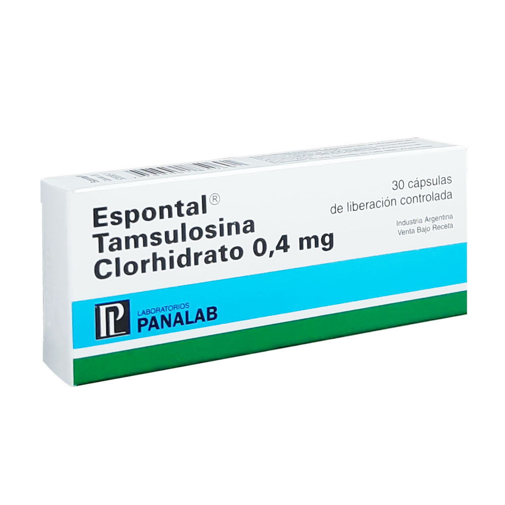 ESPONTAL 0,4 MG.X 30 CAPS.