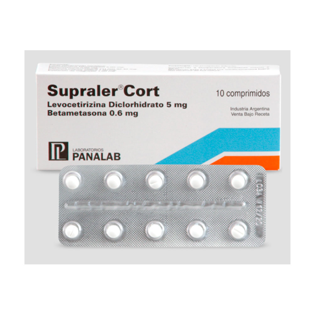 SUPRALER CORT X 10 COMP.